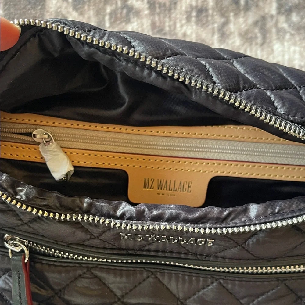 NWT MZ Wallace Small Crosby Black Quilted Crossbody Bag - Picture 8 of 10